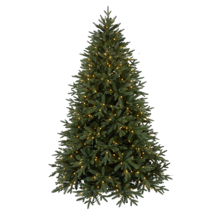Brad artificial verde cu leduri 'The Grinch' 240cm