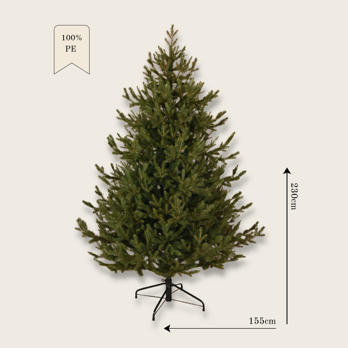 Brad artificial 3D verde 'Alpin' 180-230cm