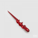 Lumânare Spiral Deluxe Roșie 27 cm