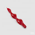 Lumânare Twist Deluxe Roșie 29 cm