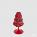 Suport de Lumânare Roșu 25x8cm