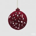 Glob Catifelat Burgundy D10cm