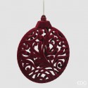 Glob Catifelat Burgundy D10cm