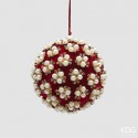 Glob Catifelat Burgundy D10cm