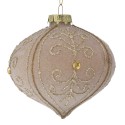 Set 4 Globuri Cream Gold Din Sticlă 10 cm