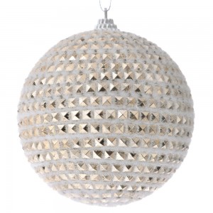 Set 3 Globuri albe cu ținte 10cm