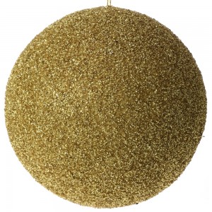 Glob auriu cu sclipici 25cm