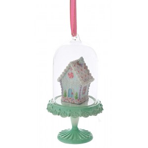 Ornament Cookie House Verde 8x15 cm