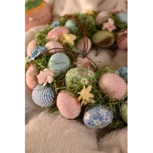 Coroniță decorativă cu ouă de Paște