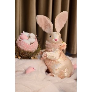 Iepuraș decorativ roz