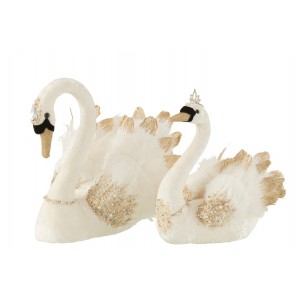 Decorațiune Lebădă Elegance32x22x29cm