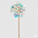Trandafir cu reflexie mov/multicoloră 55cm