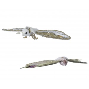 Set 2 ornamente fluture 32cm