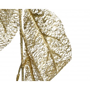 Ghirlandă din frunze aurii 190cm