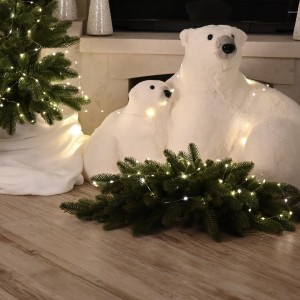 Aranjament de masă artificial verde "Kevin" 70cm