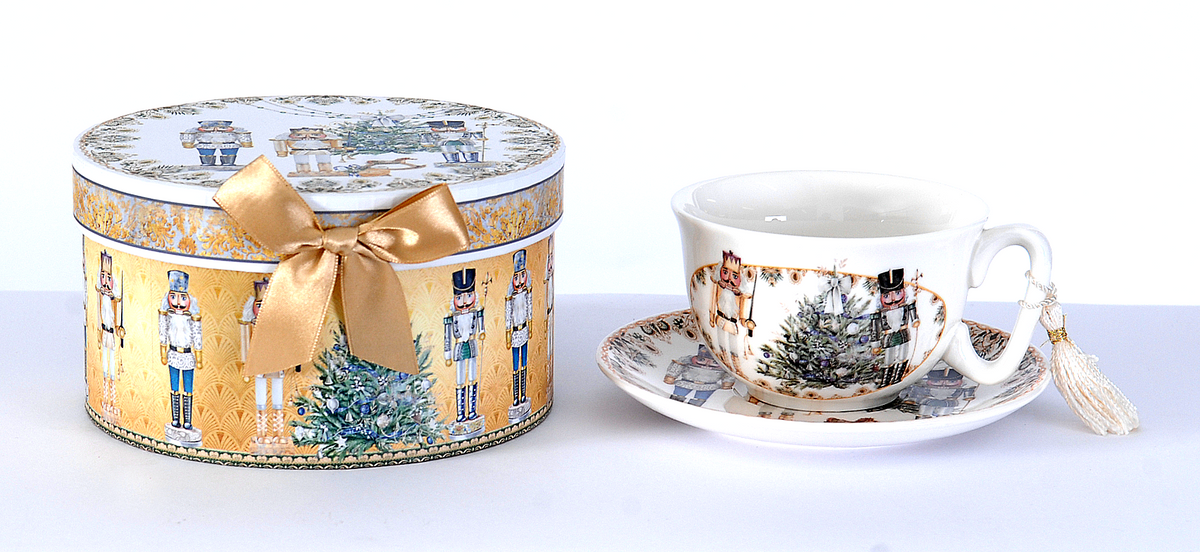 Set Nutcracker Tea Ceasca&Farfurie 16cm