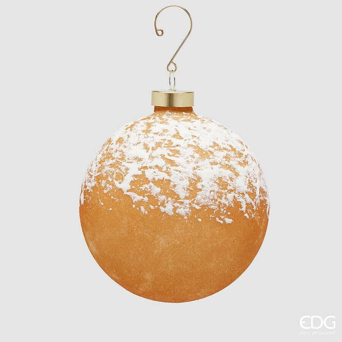 Glob Gingerbread din Sticlă 10 cm