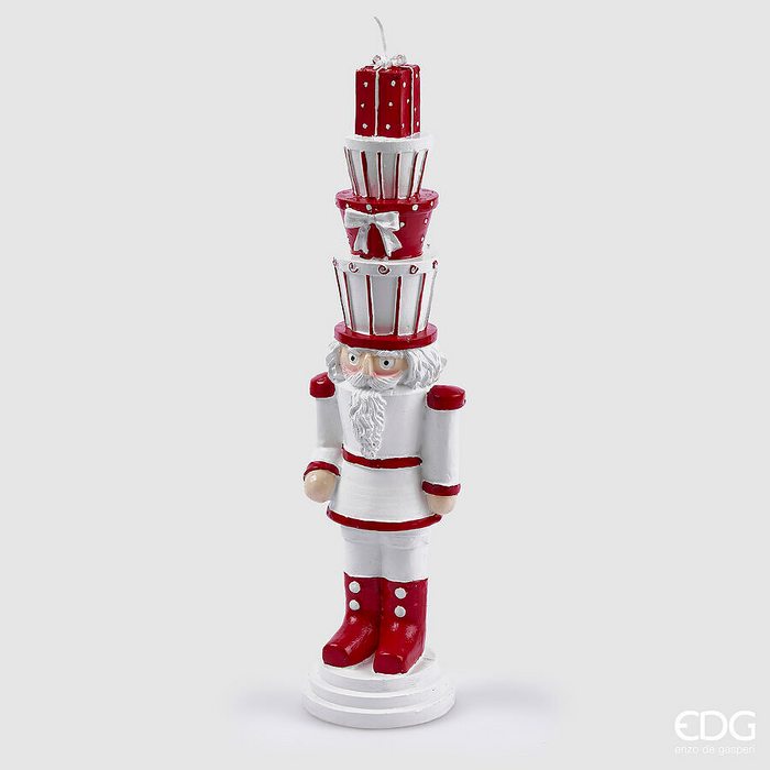 Lumânare Spărgător de Nuci cu Cadouri 32.5 cm