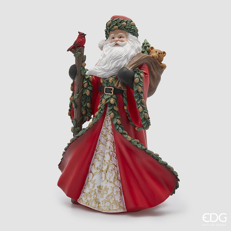 Decorațiune Moș Crăciun Festiv 47x32x23cm