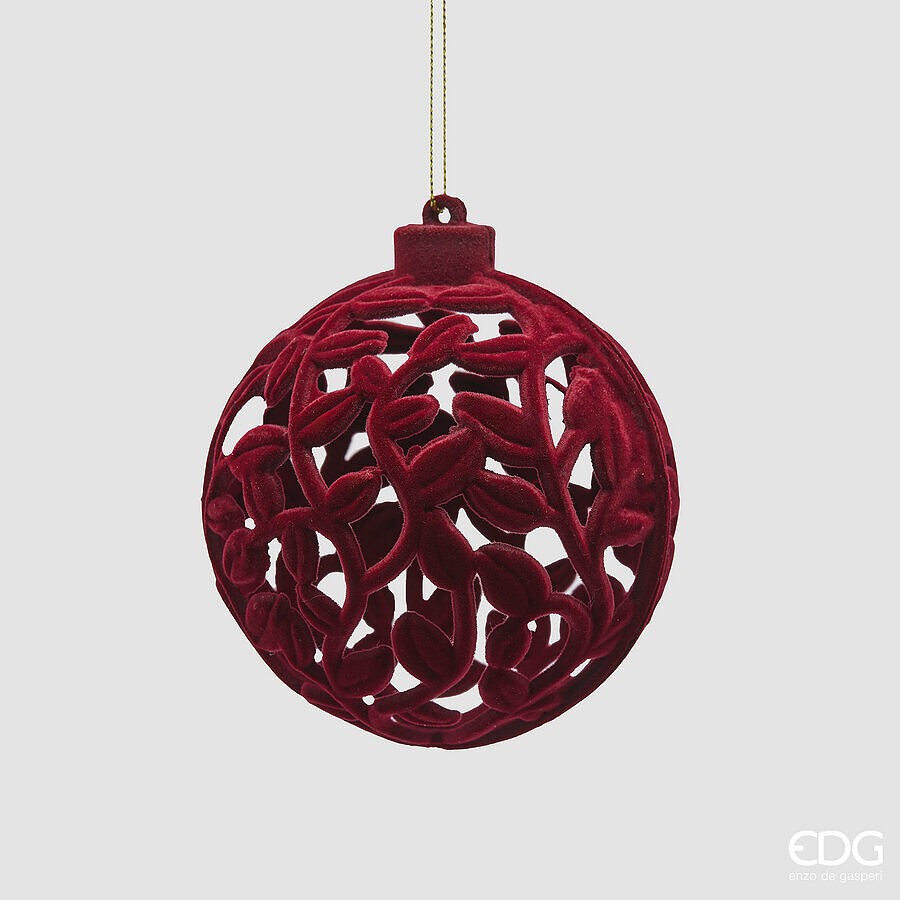 Glob Catifelat Burgundy D10cm