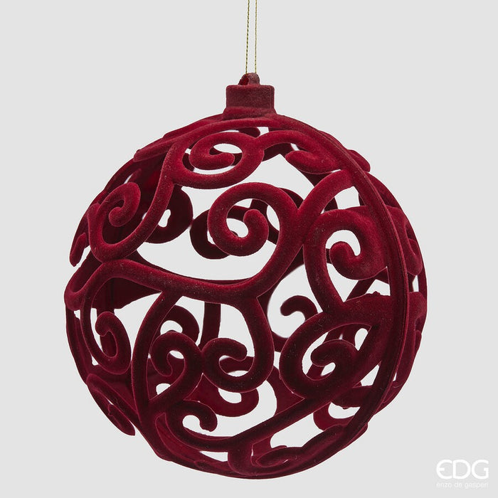 Glob Catifelat Burgundy D10cm