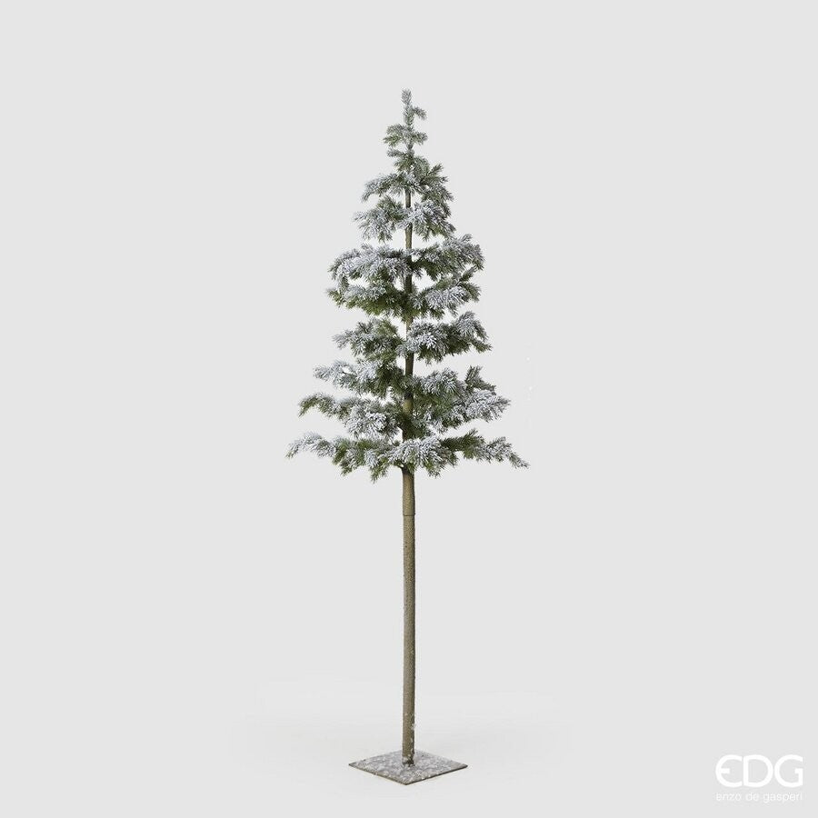 Brad Artificial Minimalist cu zăpadă H230XD80cm