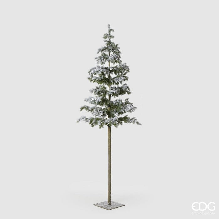 Brad Artificial Minimalist cu zăpadă H230XD80cm