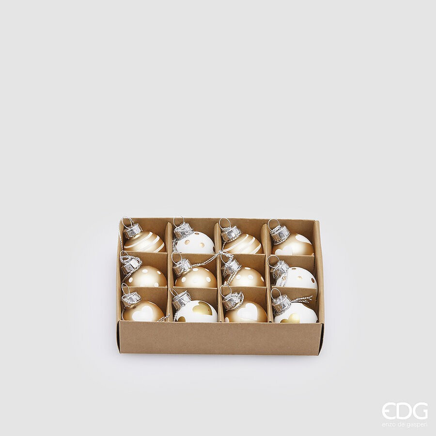 Set 12 Globuri MINI 3cm