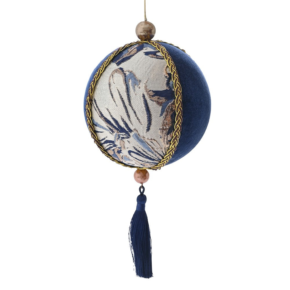 Glob Dark Blue Din Catifea 12x25 cm