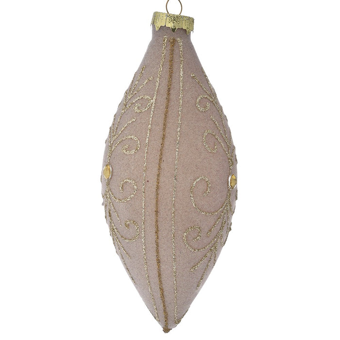 Set 4 Globuri Cream Gold Din Sticlă