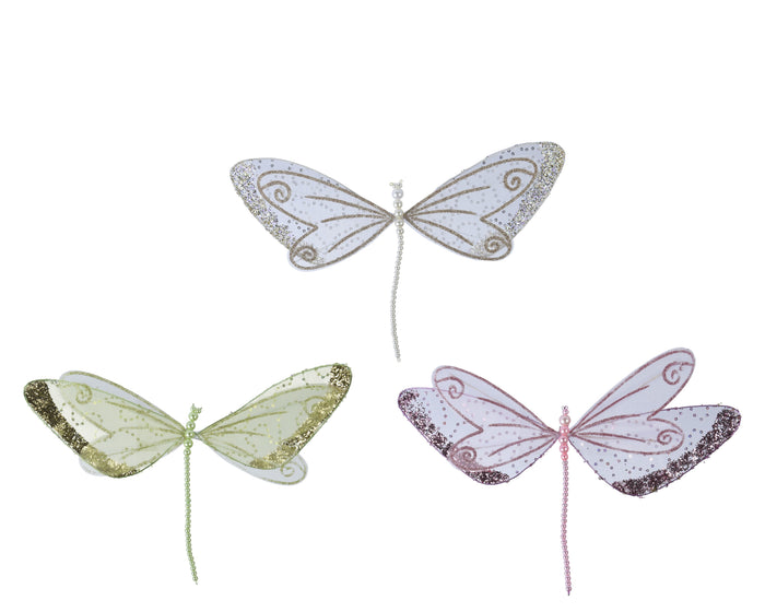 Set 3 figurine Dragonfly 34cm