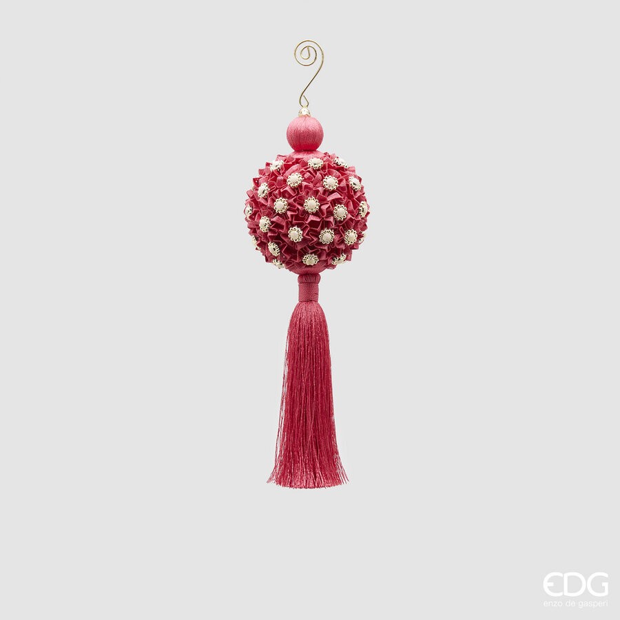 Glob Flowery cu ciucure și perle H28 D8