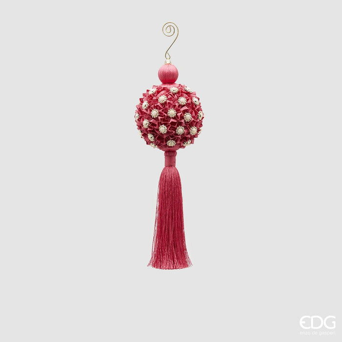 Glob Flowery cu ciucure și perle H28 D8