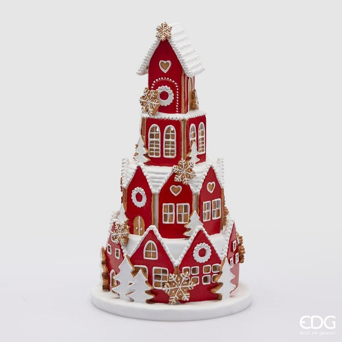 Căsuță Gingerbread Roșie H42 D25
