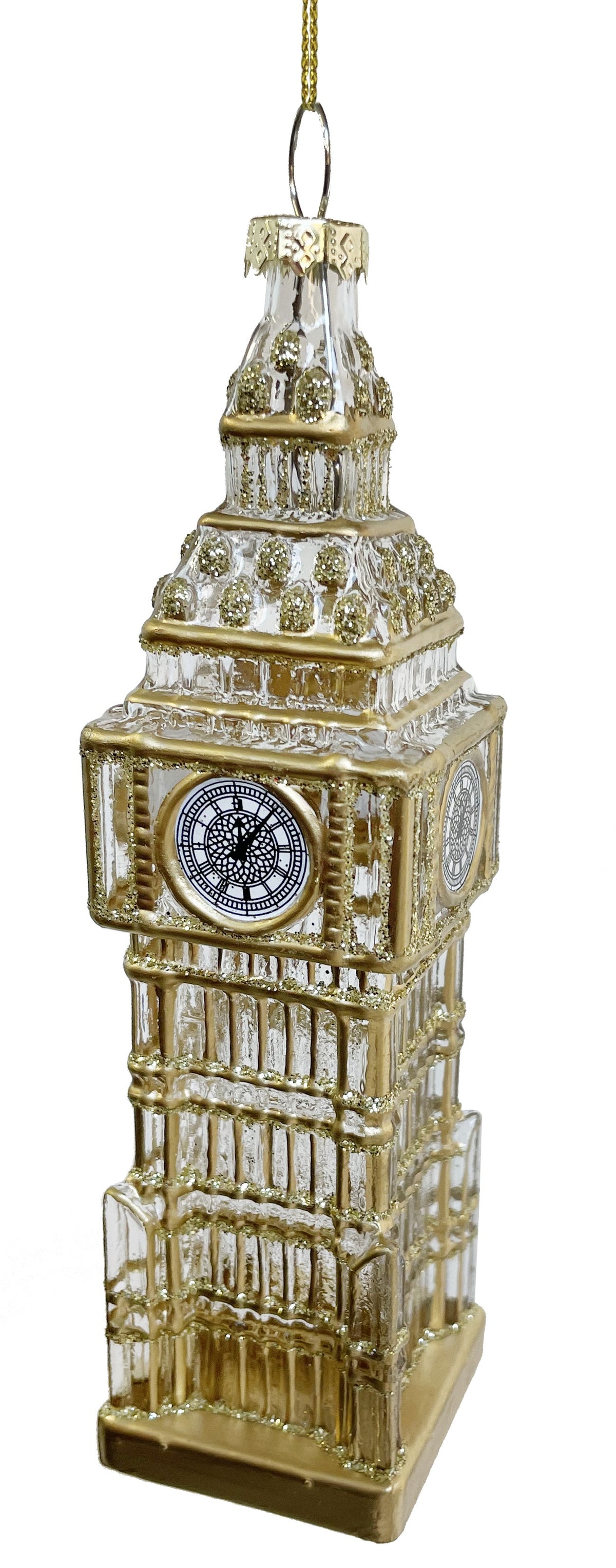 Ornament Big Ben din sticlă 14,5 cm