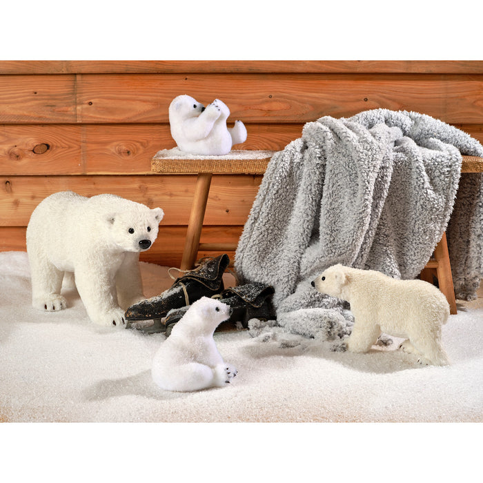 Decorațiune Urs Polar L.18cm x W.37cm x H.22cm