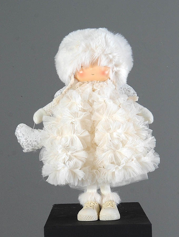 Decorațiune Păpușă Cindy ivoar 38cm