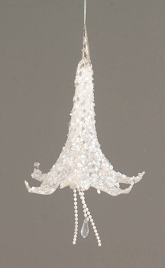 Ornament Lily alb 17cm