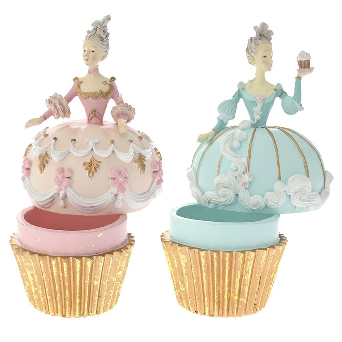 Set 2 figurine Duchess 9X9X15CM